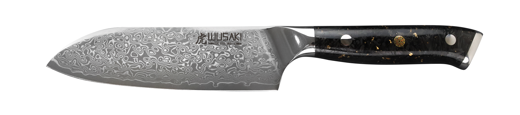 Couteau Wusaki Sakin ko santoku 13cm
